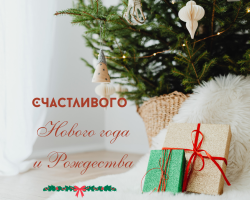 С наступающим Новым годом и Рождеством !